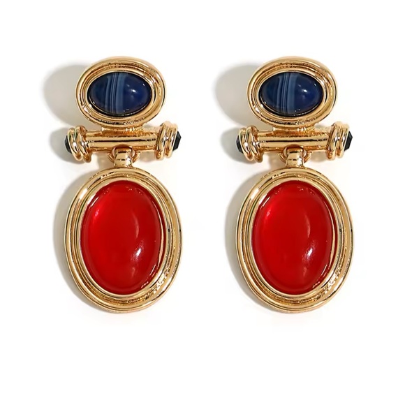 Baroque style luxury earrings - Picture 1 of 3